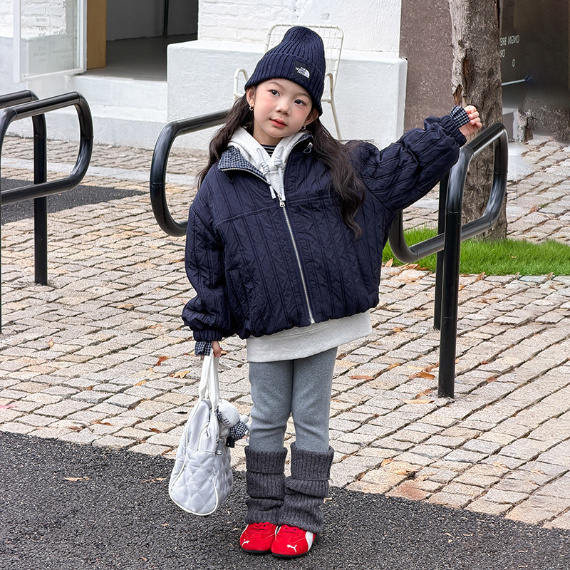 Yumi妈女童冬季夹棉保暖外套