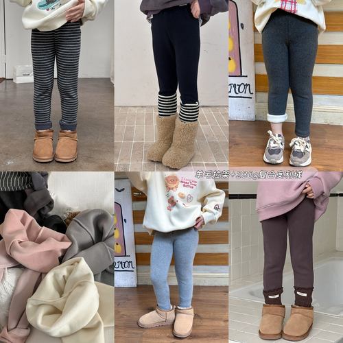 Yumi妈女童冬装230g打底裤