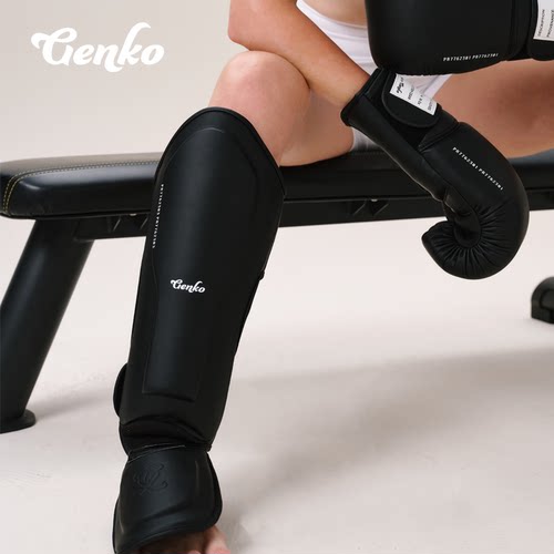 GENKO泰拳护腿男女专业训练护具