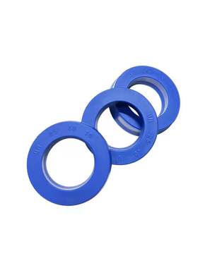 进口蓝色聚氨酯油封U型液压活塞密封圈件 UN7*15*8/6*8*14*16*6*8