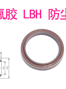 氟胶DHS/LBH16*24/18*26/20*28/22*30/22.4*30.4*4.5/6油缸防尘封