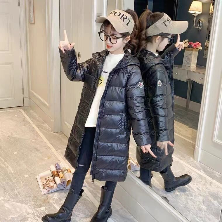 女童轻薄羽绒服2025新款韩版冬装儿童加厚中长款童装连帽外套洋气,童装/婴儿装/亲子装,羽绒服,淘宝优惠券,粉丝福利购,淘宝优惠卷
