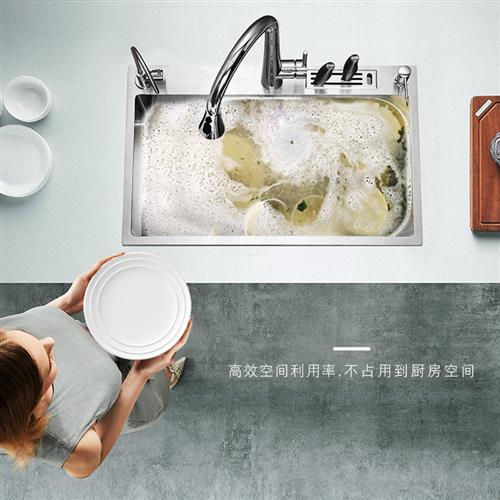 洗碗机家用小型免安装自动洗碗懒人可移动跨境迷你洗碗神器超声波