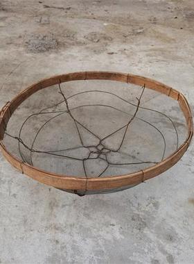 民俗老物件风车老旧木犁播种机篮子推车怀旧农村农具农耕文化摆件