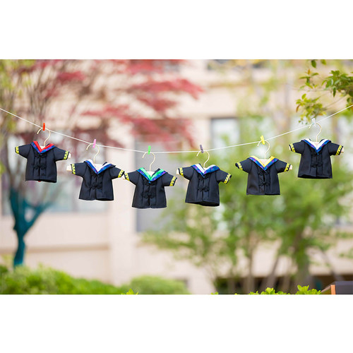 20cm-40cm左右毕业服娃衣三件套