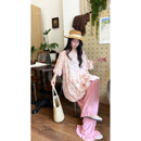 可爱短款 甜美休闲通勤舒适圆领短袖 花苞蓬蓬 连衣裙 HL棉绸夏季