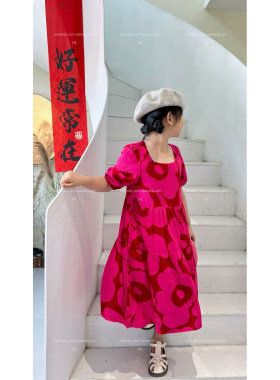 【童装大合集】HL棉绸夏季女童韩版可爱宽松休闲舒适透气装连衣裙