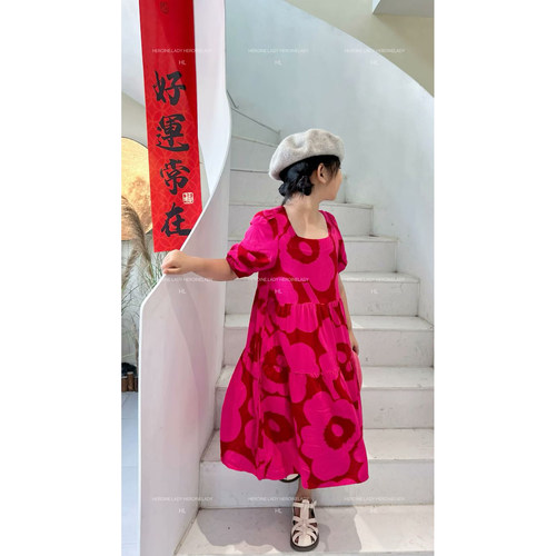 【童装大合集】HL棉绸夏季女童韩版可爱宽松休闲舒适透气装连衣裙
