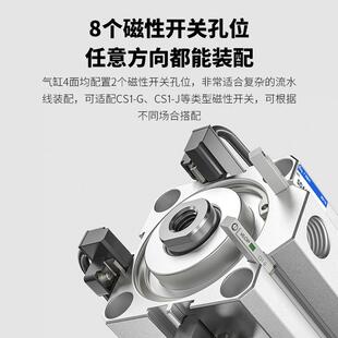 气缸小型气动CQ2B/CDQ2B薄型气缸12/20/25/32/40/50/63DZ DMZ带磁