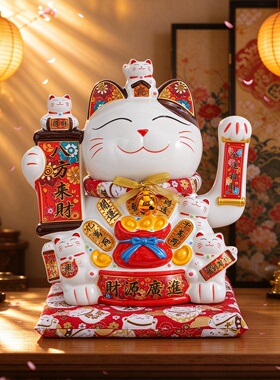 2026新款电动招财猫开业礼物