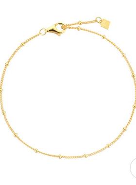 chain and fashionable delicate bean female bracelet and