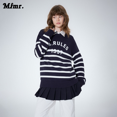 MLMR冬季新款设计感毛针织衫
