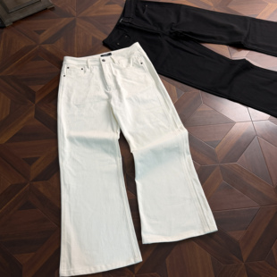 TuM/TumBlerine“New Vintage”纯棉微弹 A字直筒黑白牛软糯通勤