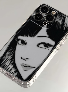 暗黑富江新款防摔手机壳适用于华为荣耀小米OPPO vivo苹果16手机壳苹果防摔17promax软壳iphone15