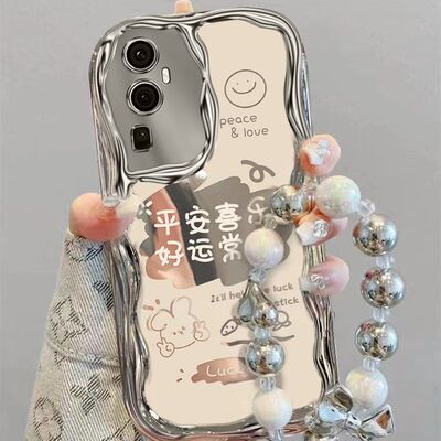 适用opporeno10手机壳女PHW110硅胶软reno10pro+保护套PHU110文字新款0pp0ren010pr0防摔PHV110全包边5g手链