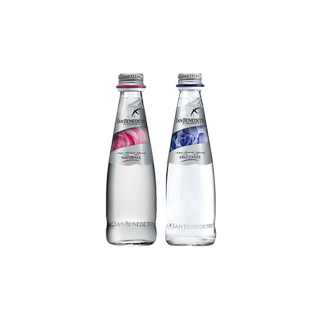 意大利进口sanbenedetto圣碧涛天然矿泉水高端水玻璃瓶装250ml