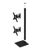 显示器支架上下双屏桌面双电脑双显示桌面底座多屏可调高架