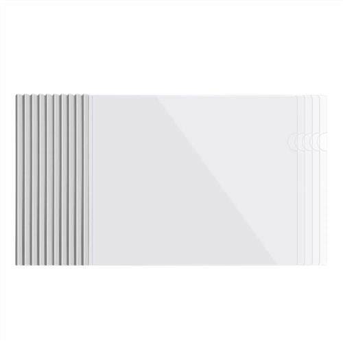 A4横向抽杆夹 200张横杆拉杆文件夹透明抽杆资料档案装订夹上翻夹