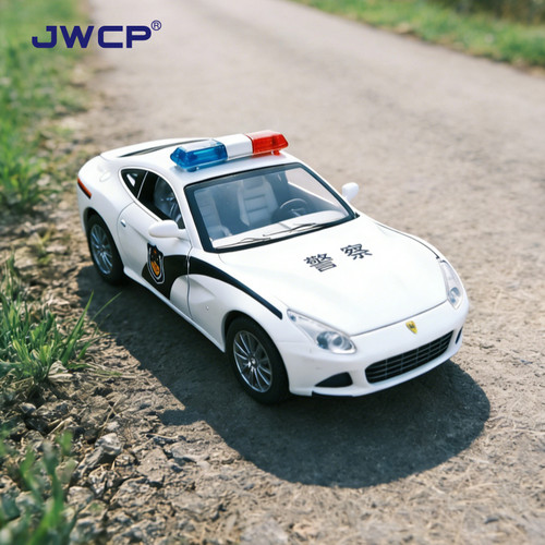 JWCP法拉利警车合金模型儿童玩具