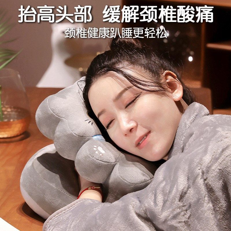 工位睡觉神器趴h桌子猫咪午睡枕趴睡枕办公室午休抱枕小学生睡觉,居家布艺,午睡枕,淘宝优惠券,粉丝福利购,淘宝优惠卷
