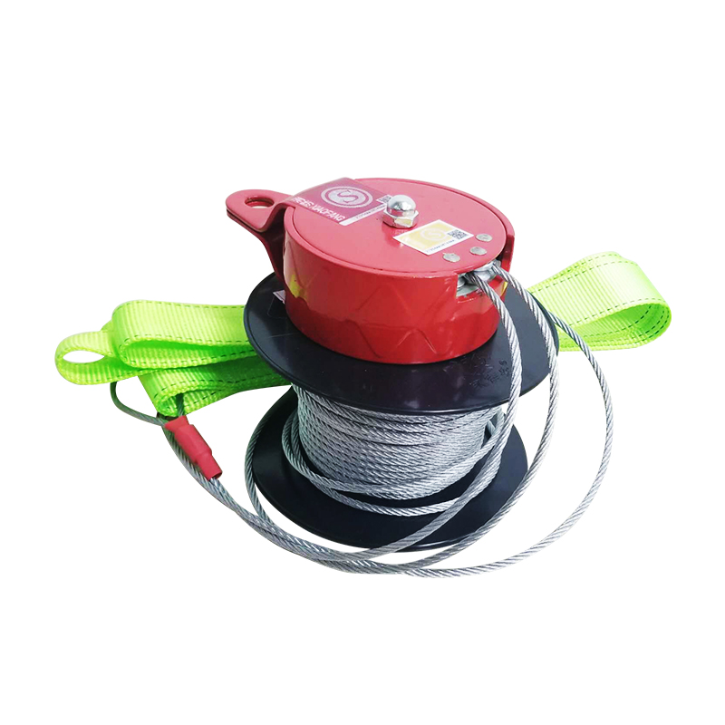 可定做火灾逃生救生n自救缓降器/高空往复式安全绳/高楼应急逃生