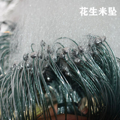 单层沉网浮网白条粘网细柔丝小鱼L网1指4分眼餐条网