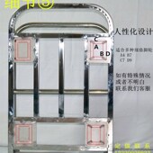 不锈钢方管平板车手推车t拖车推货车搬运车折叠货车小推车拉货车