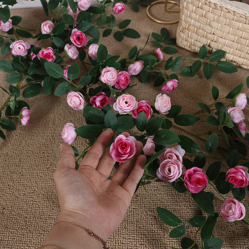 小茶玫仿真花空调管道装饰花藤z 栅栏藤条墙上遮丑包下水管道藤蔓,家居饰品,仿真花/假花,淘宝优惠券,粉丝福利购,淘宝优惠卷