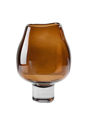 轻奢样板房售楼部客厅茶几玻璃花瓶花艺托盘O收纳装饰软装饰品套