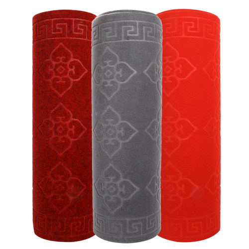 走廊地毯防滑垫楼梯地毯踏步垫可裁剪红地M毯商场酒店宾馆开业整