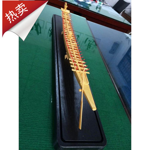 广东传统龙船模型龙舟模型家居工艺船摆H件节日颁奖 可印字 端午
