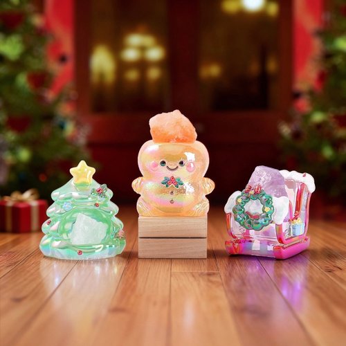 圣诞节礼物装饰品平安夜的祝福晶灵带灯盲盒创意伴手礼送朋友新款