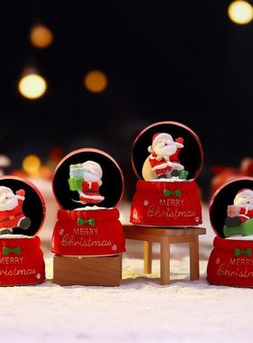 伴手小孩子可爱圣诞节发光摆件