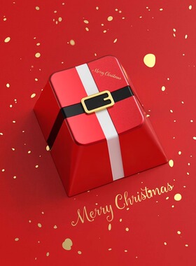 LUMINKEY官方圣诞金属键帽 圣诞老人个性键盘男女友礼物机械键盘