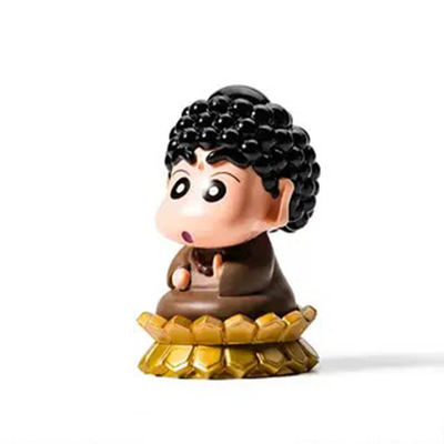 创艺蜡笔小新佛祖桌面车载摆件