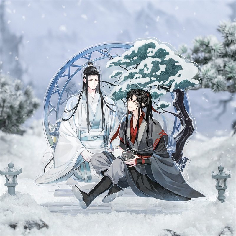 正版 魔道祖师动画周边苍雪林宿立牌流沙摆件徽章色纸挂件