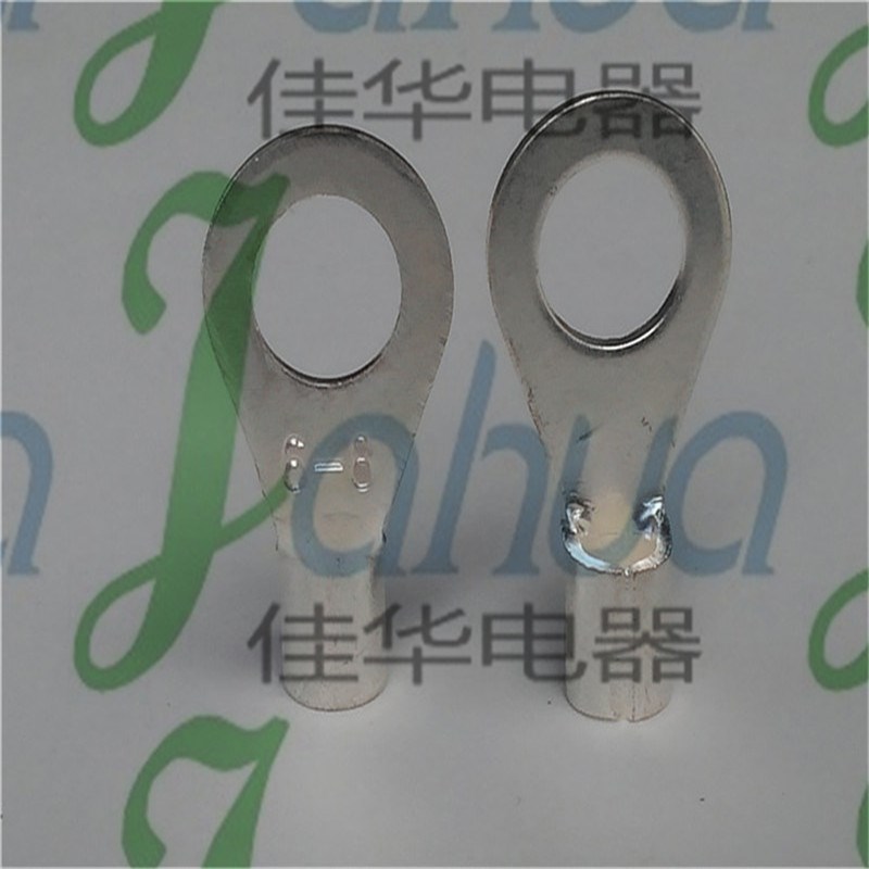 OT6-8 裸端头 冷压接线端子 圆形接线鼻子 紫铜 1.0厚