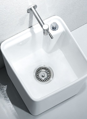 元匠家用阳台拖把池卫生间小号洗拖布池墩布池阳台地拖盆3535CM