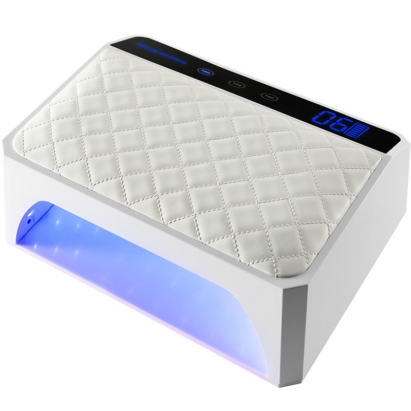 X40无线蓄电美甲灯 178W穿戴甲专用双手光疗机戴手枕充电式美甲灯