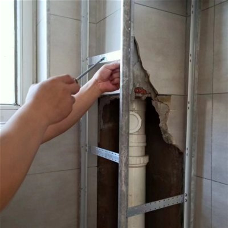 卫生间包下水管道瓷砖包管支架遮挡神器可L拆卸架子装饰墙砖包管