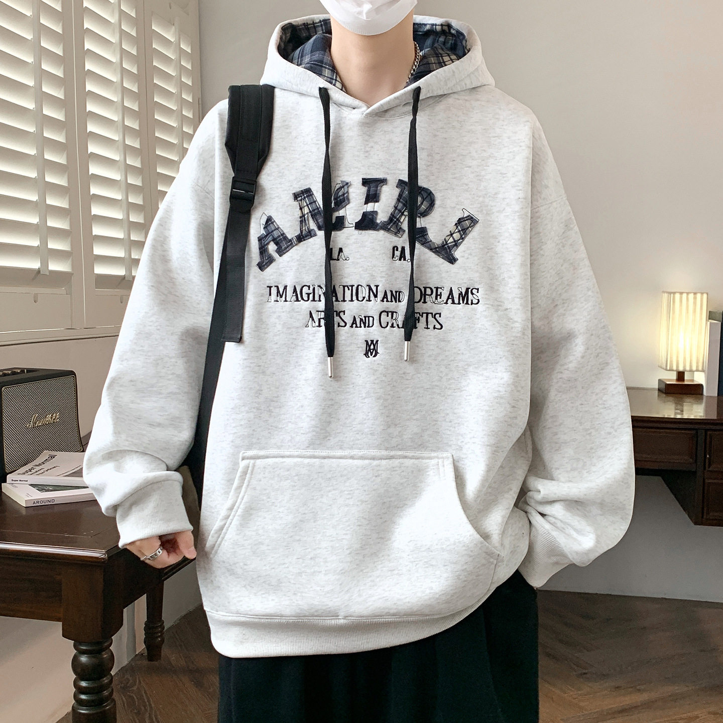 春秋季连帽卫衣12岁男孩青少年中学生13潮流帅气15大童男装上衣16