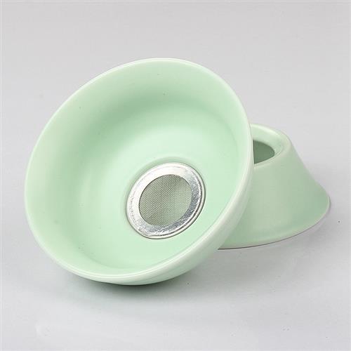 定窑亚光茶漏器过滤网不锈钢片细孔功夫茶具陶瓷家用创意中式简约