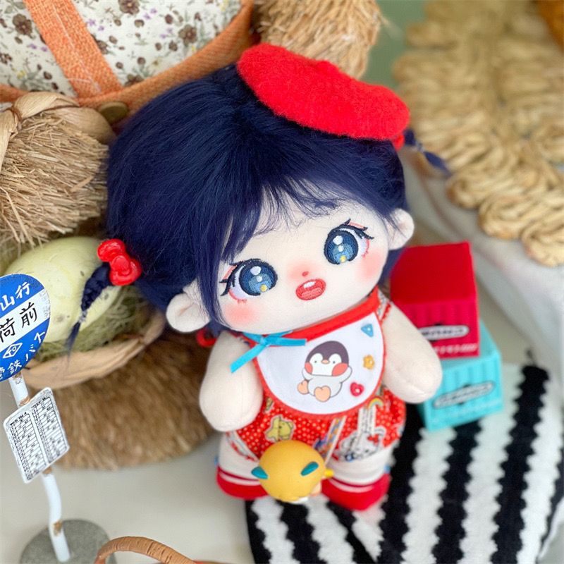 原创鞠婧祎20cm棉花娃娃明星毛绒玩偶小公仔高颜值节日礼物送朋友