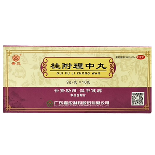 正品官方旗舰店桂附理中丸贵附桂妇桂付桂府附桂中成药仲景浓缩丸