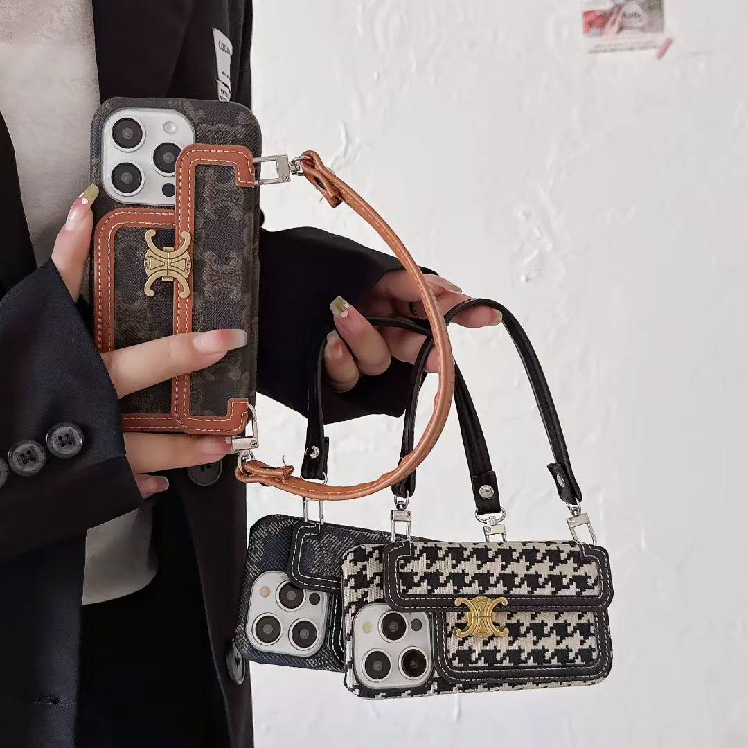 潮牌新款老花凯旋门手提插卡包适用苹果16promax手机壳iPhone15女款14pro皮质13布艺高档小众牛仔布保护套,3C数码配件,手机保护套/壳,淘宝优惠券,粉丝福利购,淘宝优惠卷