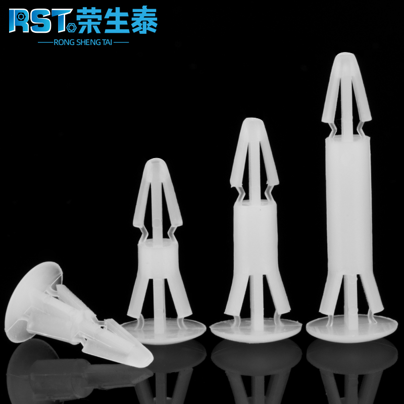 平底隔离柱塑料铆钉板间