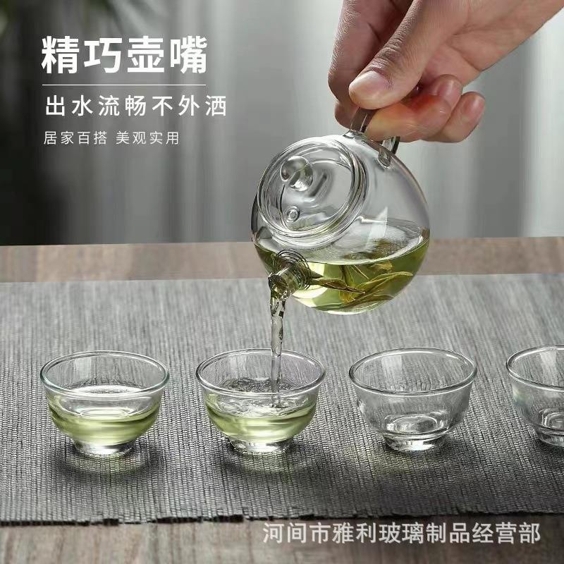 一人杯功夫茶具套装玻璃