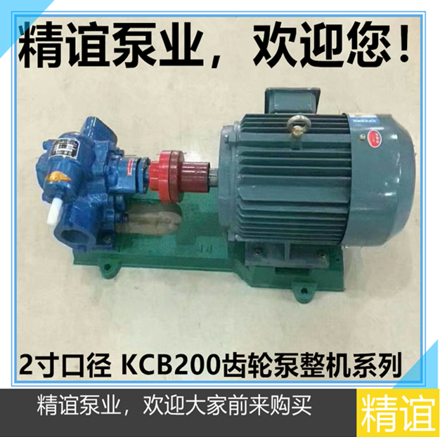 高温电动齿轮泵油自吸输