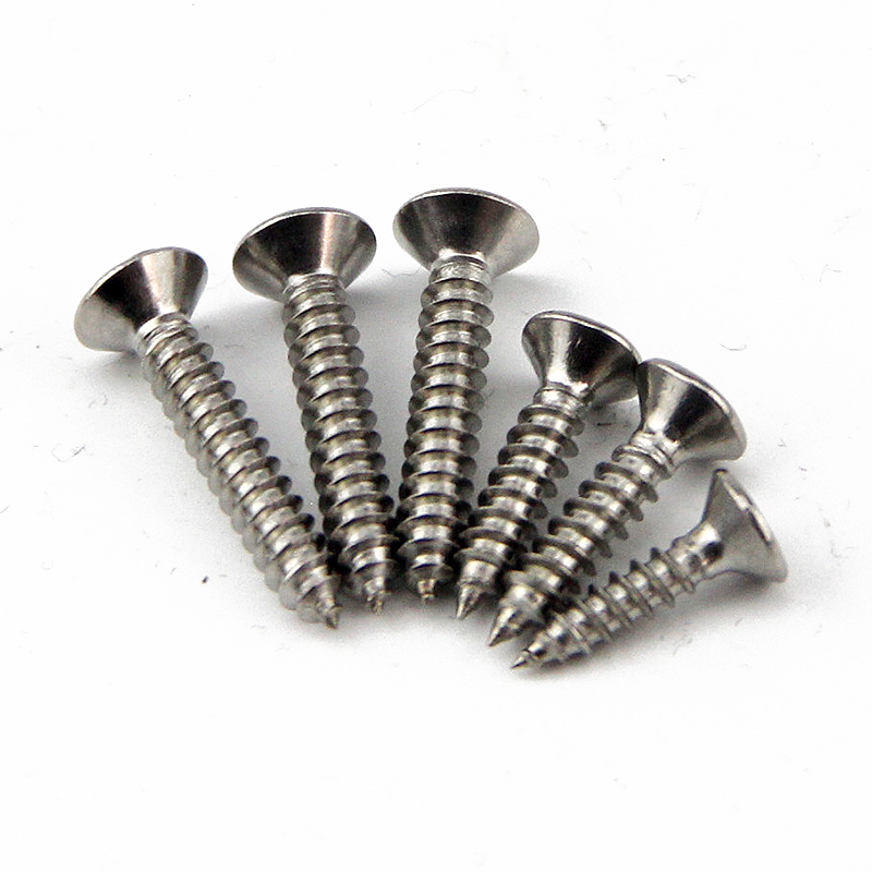 不锈钢沉头自攻螺丝平十