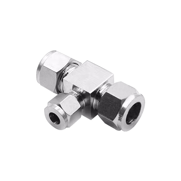 304卡套接头不锈钢卡套异径三通卡套变径三通大小头卡套管接头316